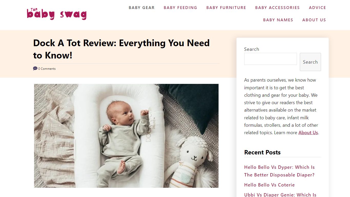 Dock A Tot Review: Everything You Need to Know! - The Baby Swag